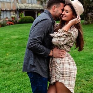 Free people flannel dress